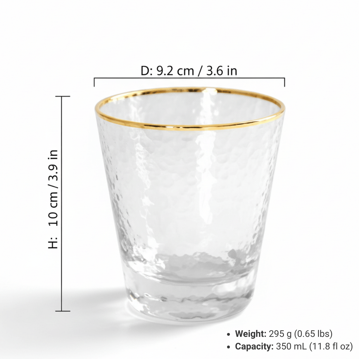 The Southern Atelier – Elegant Drinking Glass with Gold Rim Accent for a Stylish and Sophisticated Entertainment - The Southern AtelierSKU_1758918097792_819