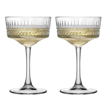 The Southern Atelier – Elegant Duo of Handcrafted Crystal Clear Cocktail Glasses for a Sophisticated Soiree - The Southern AtelierSKU_1763119267239_188