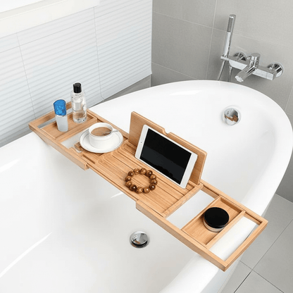 The Southern Atelier – Elegant Extendable Bamboo Bath Tray for an Organised and Relaxing Retreat - The Southern AtelierSKU_1764698638887_995