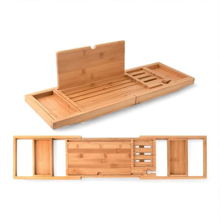 The Southern Atelier – Elegant Extendable Bamboo Bath Tray for an Organised and Relaxing Retreat - The Southern AtelierSKU_1764698638887_995
