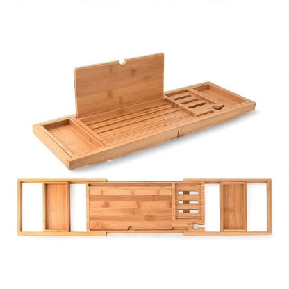 The Southern Atelier – Elegant Extendable Bamboo Bath Tray for an Organised and Relaxing Retreat - The Southern AtelierSKU_1764698638887_995