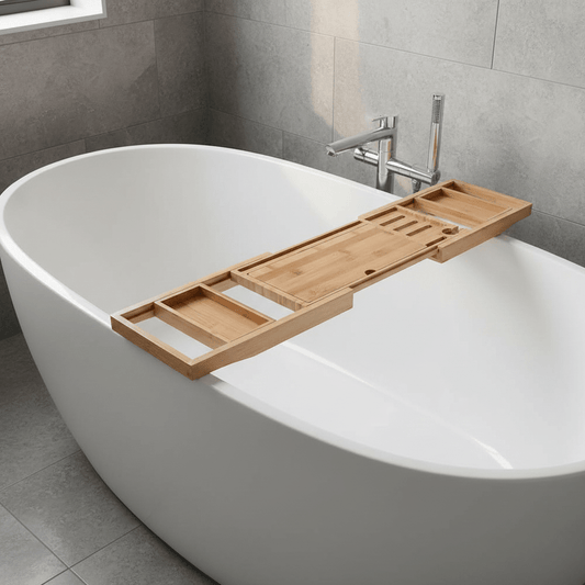 The Southern Atelier – Elegant Extendable Bamboo Bath Tray for an Organised and Relaxing Retreat - The Southern AtelierSKU_1764698638887_995