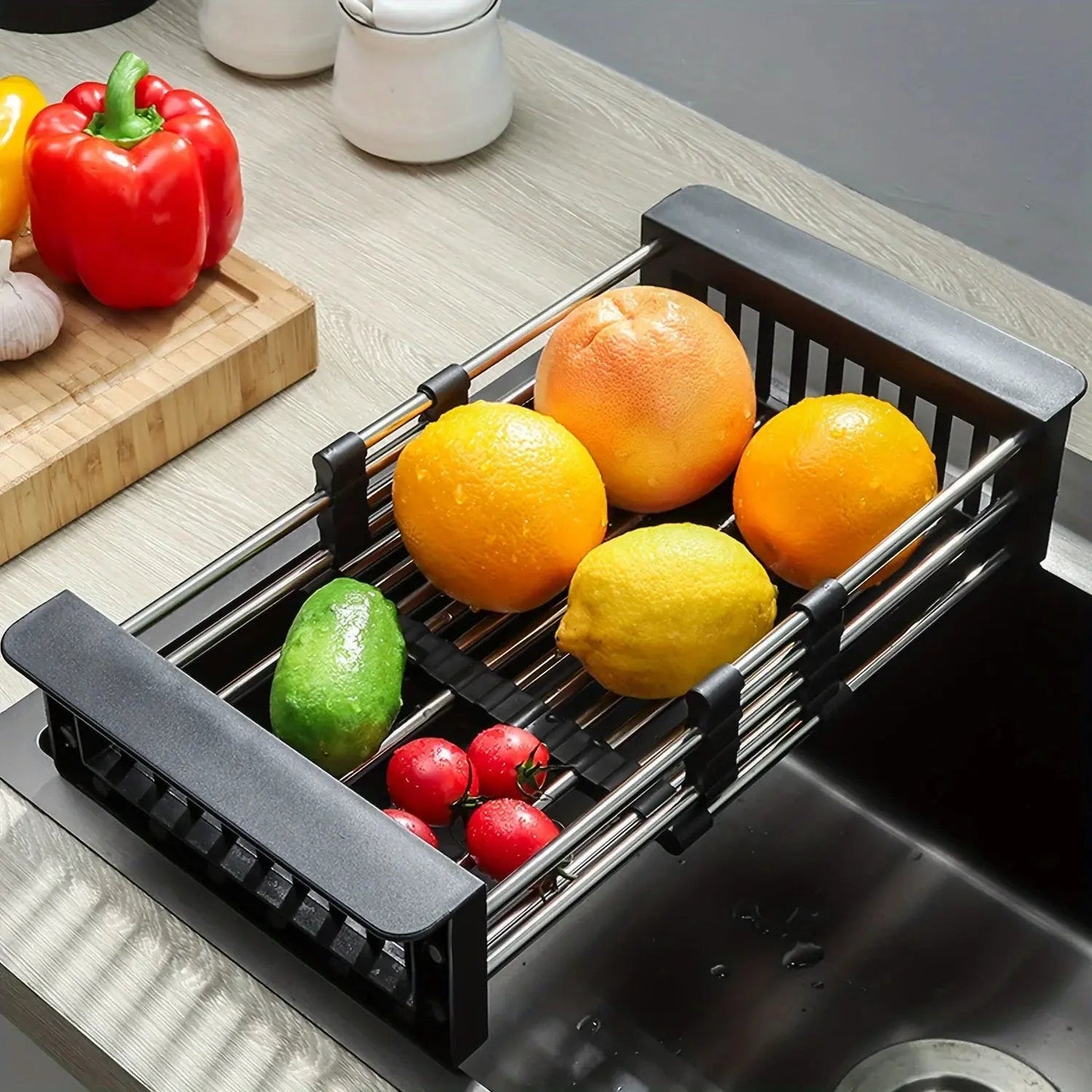 The Southern Atelier – Elegant Extendable Sink Drain Basket for Timeless Spaces - The Southern AtelierSKU_1775909268885_438