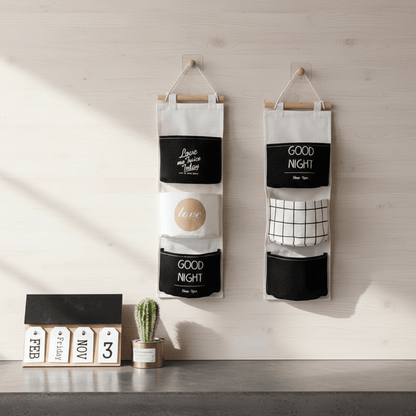 The Southern Atelier – Elegant Fabric Hanging Organiser for Stylish Clutter Management - The Southern AtelierSKU_1763119475415_435