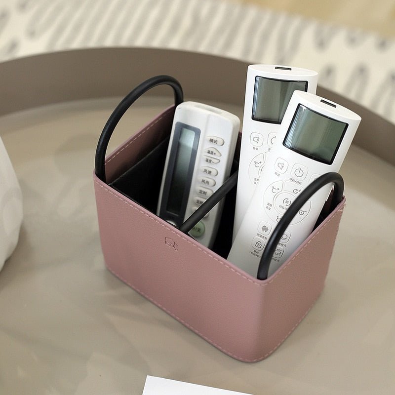 The Southern Atelier – Elegant Faux Leather Storage Basket for a Chic Organised Space - The Southern AtelierSKU_1775450104538_237