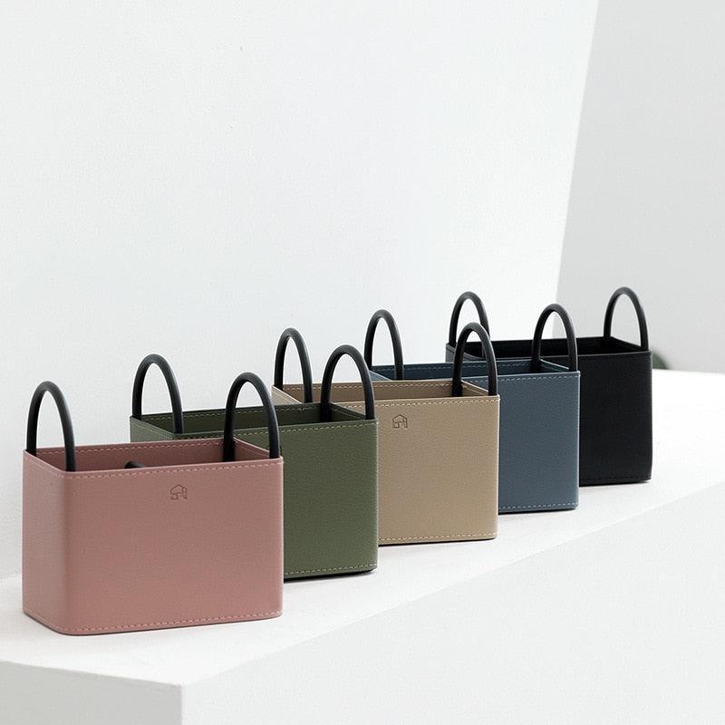 The Southern Atelier – Elegant Faux Leather Storage Basket for a Chic Organised Space - The Southern AtelierSKU_1775450104538_237