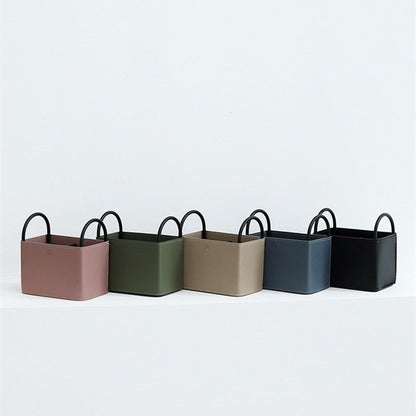 The Southern Atelier – Elegant Faux Leather Storage Basket for a Chic Organised Space - The Southern AtelierSKU_1775450104538_237