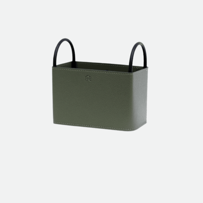 The Southern Atelier – Elegant Faux Leather Storage Basket for a Chic Organised Space - The Southern AtelierSKU_1775450104538_696