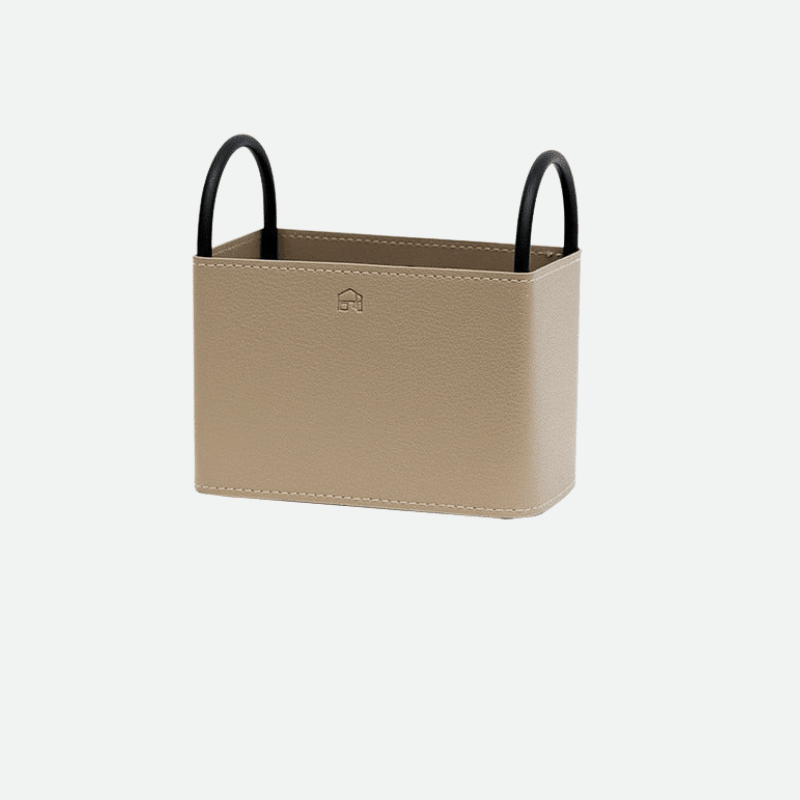 The Southern Atelier – Elegant Faux Leather Storage Basket for a Chic Organised Space - The Southern AtelierSKU_1775450104538_735
