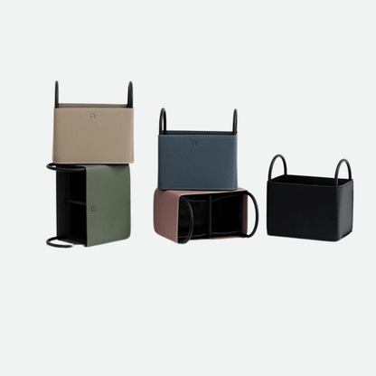 The Southern Atelier – Elegant Faux Leather Storage Basket for a Chic Organised Space - The Southern AtelierSKU_1775450104538_73545