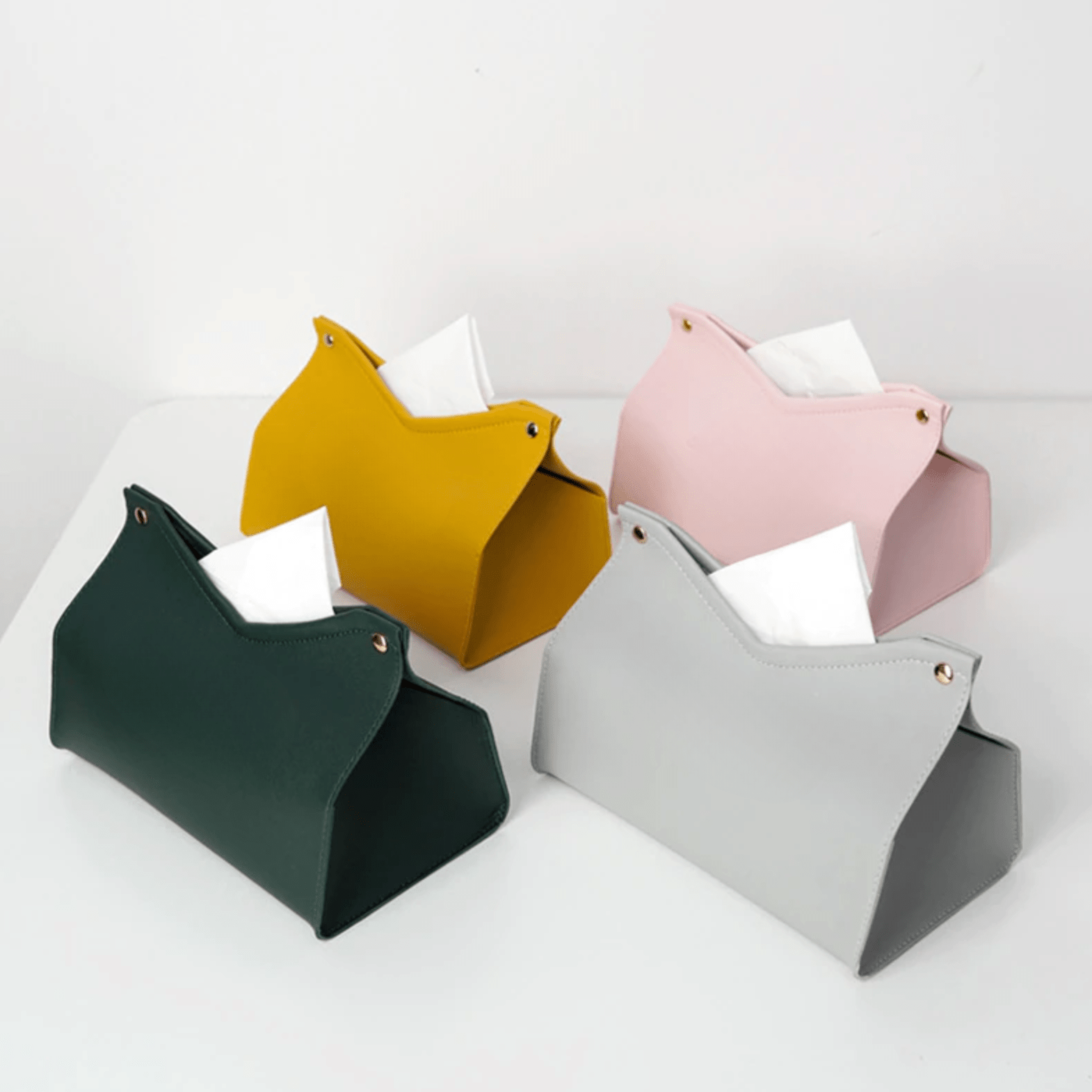 The Southern Atelier – Elegant Faux Leather Tissue Box for a Stylish and Functional Aesthetic - The Southern AtelierSKU_1758918163272_648