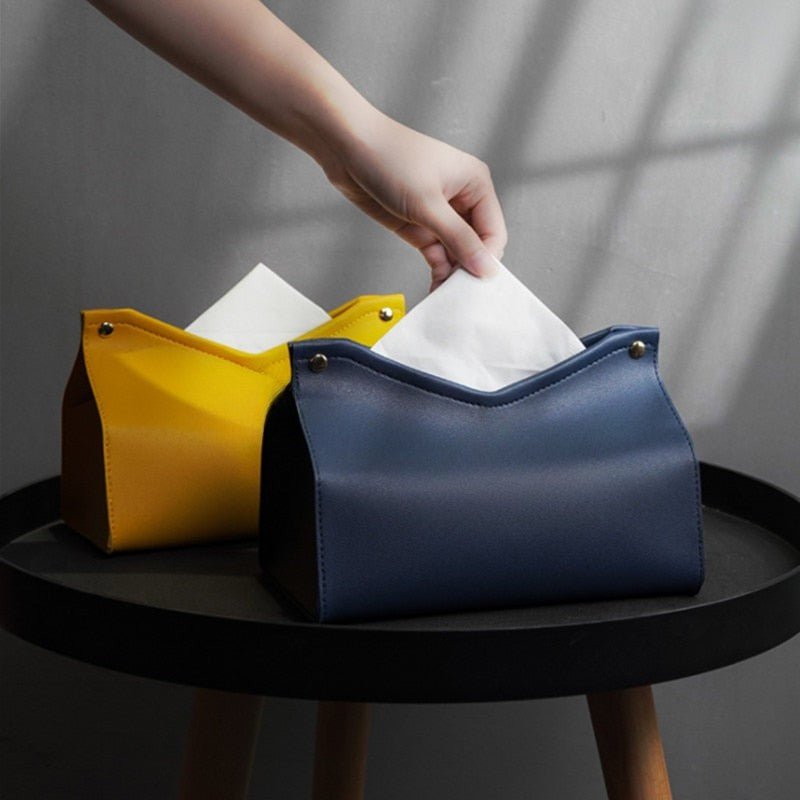 The Southern Atelier – Elegant Faux Leather Tissue Box for a Stylish and Functional Aesthetic - The Southern AtelierSKU_1758918163272_648
