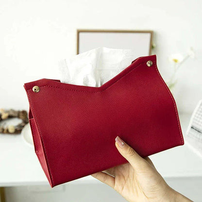 The Southern Atelier – Elegant Faux Leather Tissue Box for a Stylish and Functional Aesthetic - The Southern AtelierSKU_1758918163272_648