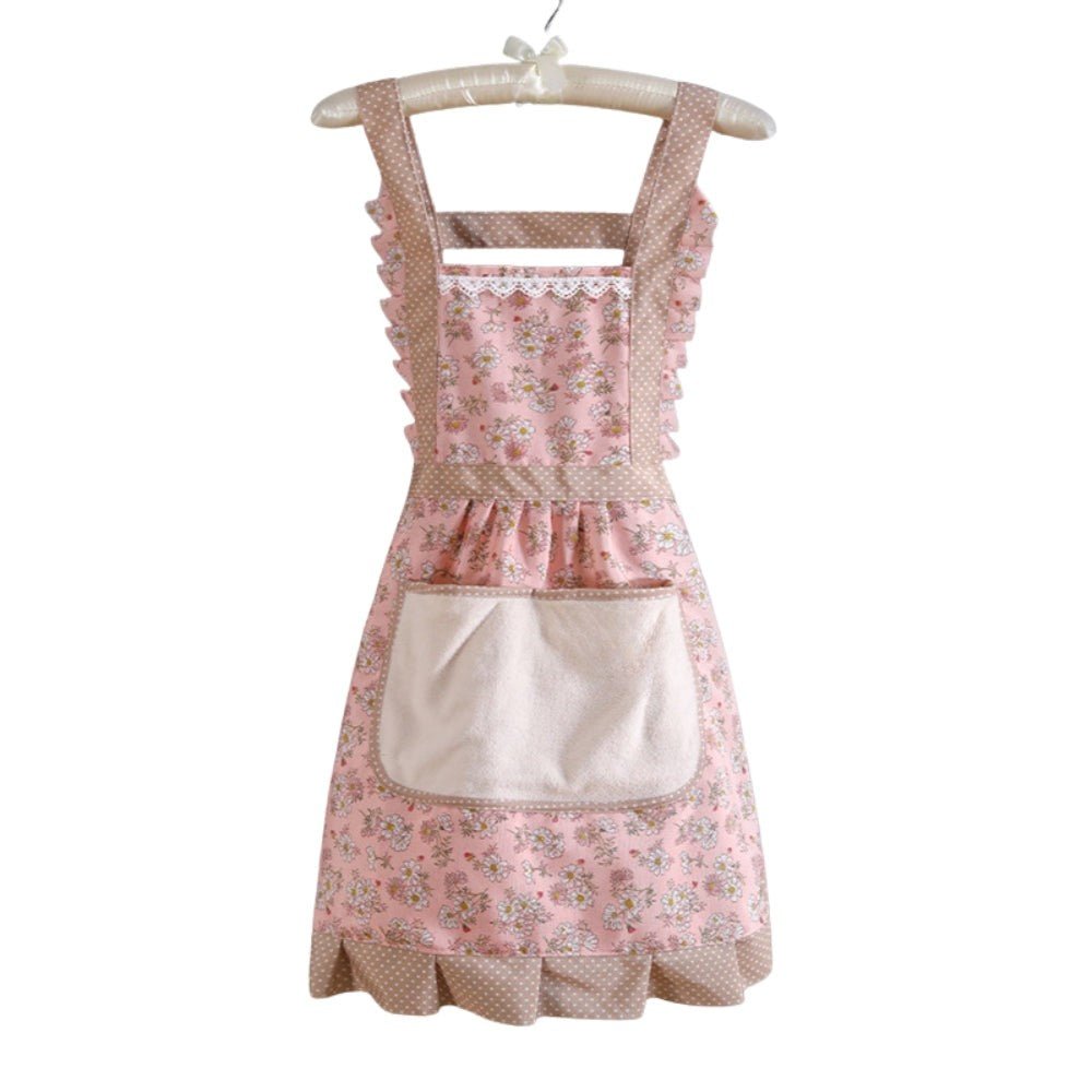 The Southern Atelier – Elegant Floral Cotton Kitchen Apron for a Charming Culinary Experience - The Southern AtelierSKU_1774883135232_177
