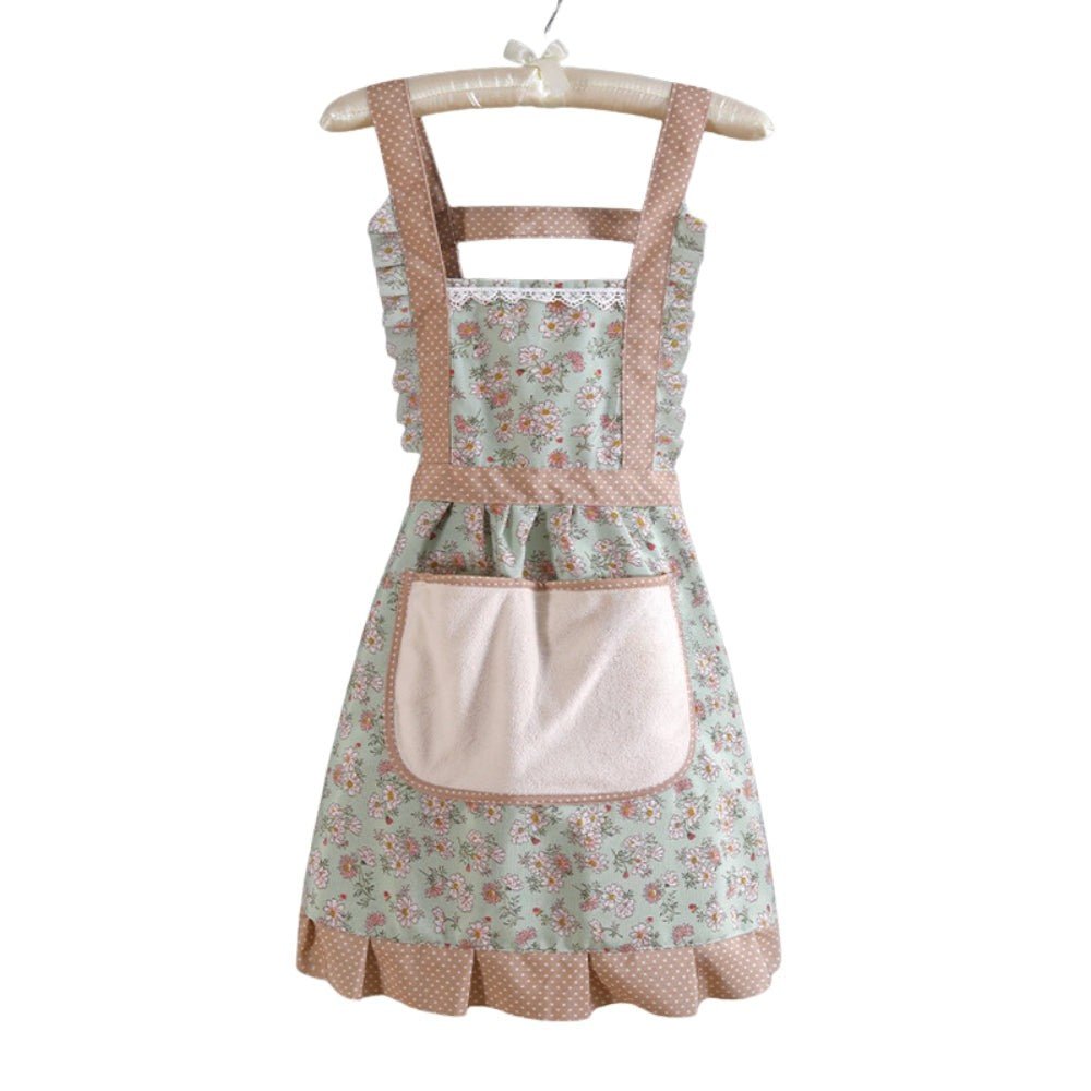 The Southern Atelier – Elegant Floral Cotton Kitchen Apron for a Charming Culinary Experience - The Southern AtelierSKU_1774883135232_685