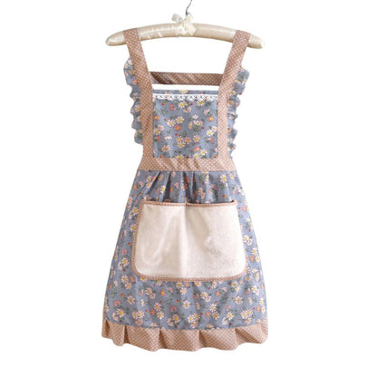 The Southern Atelier – Elegant Floral Cotton Kitchen Apron for a Charming Culinary Experience - The Southern AtelierSKU_1774883135232_704