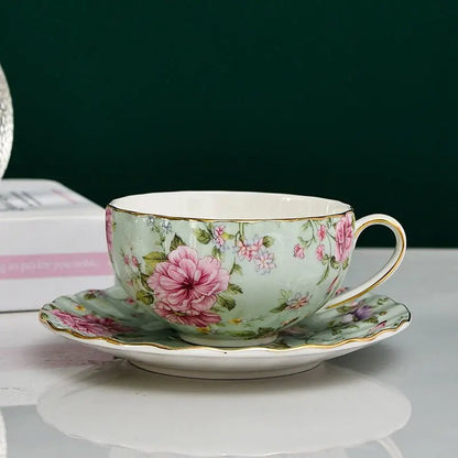 The Southern Atelier – Elegant Floral Tea Cup Set for Sophisticated Gatherings with Timeless Charm - The Southern AtelierSKU_1767876345306_255