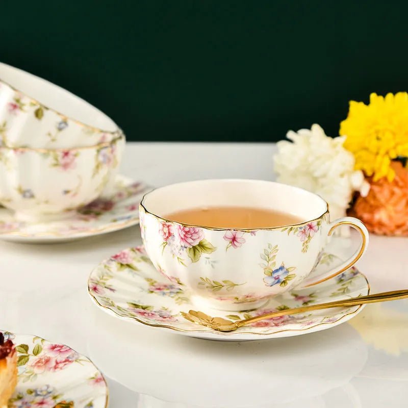 The Southern Atelier – Elegant Floral Tea Cup Set for Sophisticated Gatherings with Timeless Charm - The Southern AtelierSKU_1767876345306_255