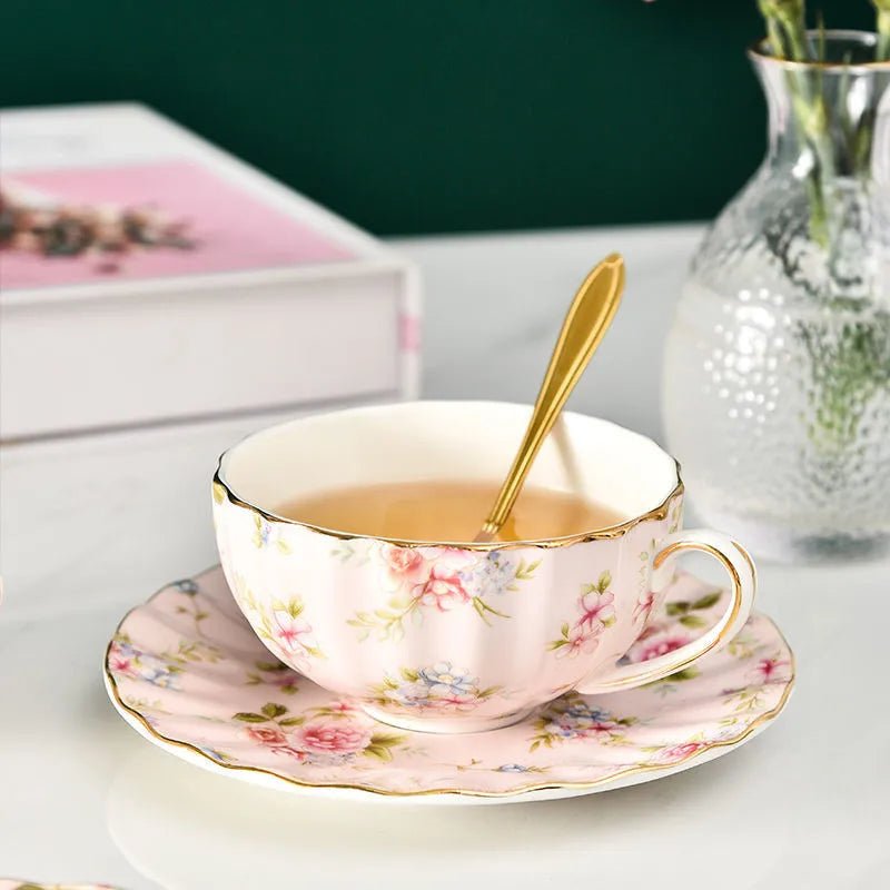 The Southern Atelier – Elegant Floral Tea Cup Set for Sophisticated Gatherings with Timeless Charm - The Southern AtelierSKU_1767876345306_255