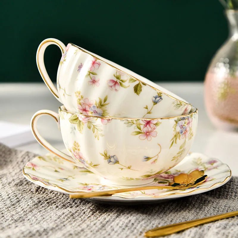 The Southern Atelier – Elegant Floral Tea Cup Set for Sophisticated Gatherings with Timeless Charm - The Southern AtelierSKU_1767876345306_255