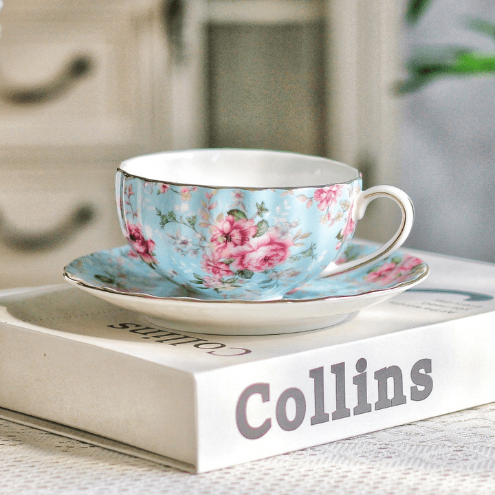 The Southern Atelier – Elegant Floral Tea Cup Set for Sophisticated Gatherings with Timeless Charm - The Southern AtelierSKU_1767876345306_560