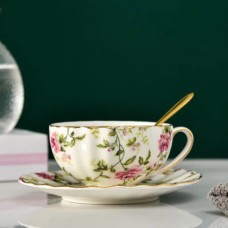 The Southern Atelier – Elegant Floral Tea Cup Set for Sophisticated Gatherings with Timeless Charm - The Southern AtelierSKU_1767876345306_740