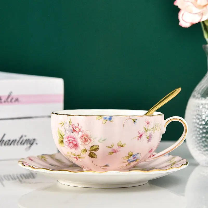 The Southern Atelier – Elegant Floral Tea Cup Set for Sophisticated Gatherings with Timeless Charm - The Southern AtelierSKU_1767876345306_781