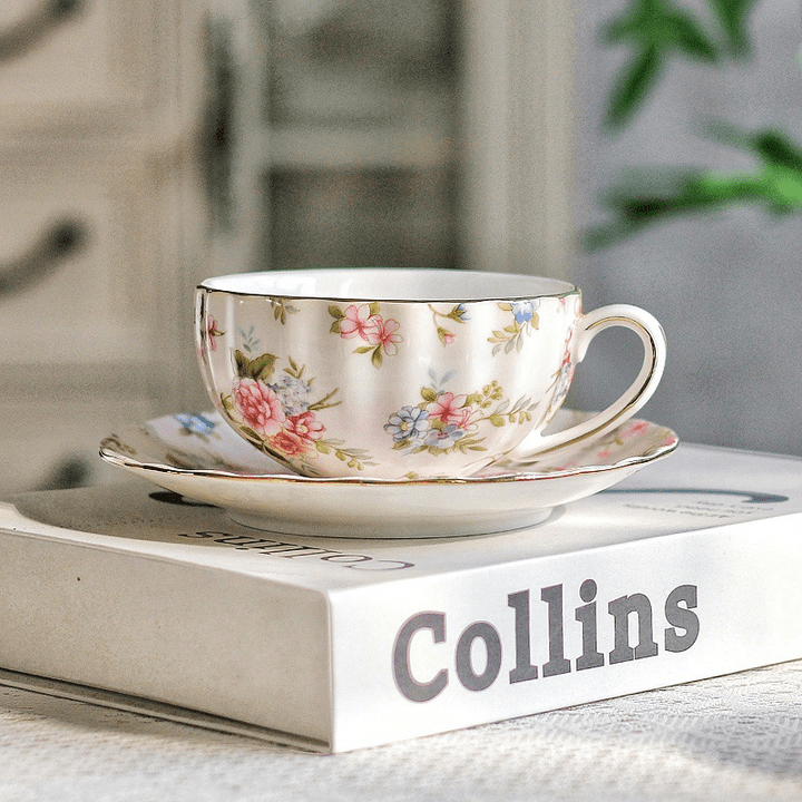 The Southern Atelier – Elegant Floral Tea Cup Set for Sophisticated Gatherings with Timeless Charm - The Southern AtelierSKU_1767876345306_781