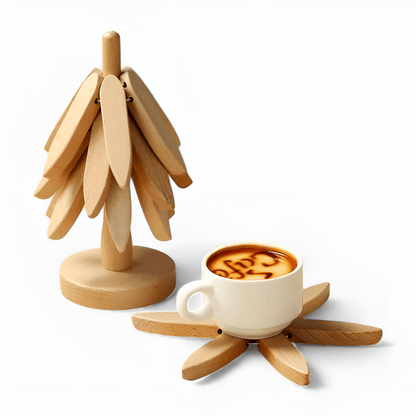 The Southern Atelier – Elegant Foldable Wooden Mat Trio for a Timeless Style - The Southern AtelierSKU_1763119174303_877