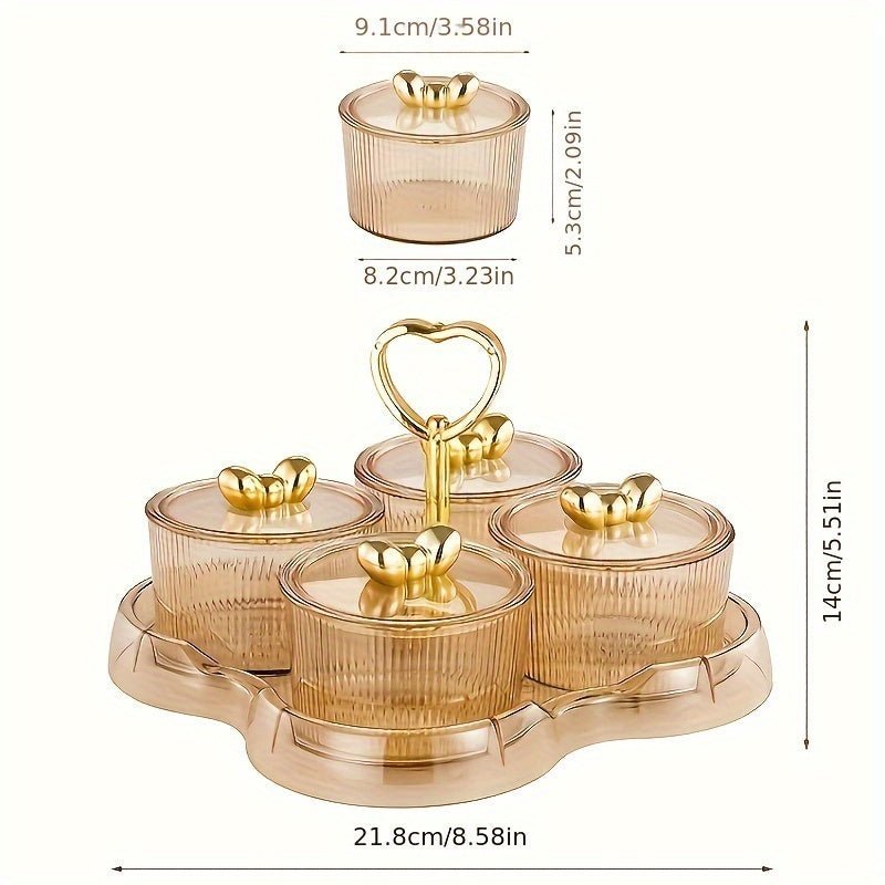 The Southern Atelier – Elegant Four - Piece Transparent Acrylic Bowl Set for Stylish Entertaining - The Southern AtelierSKU_1763119459258_332
