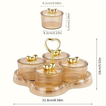 The Southern Atelier – Elegant Four - Piece Transparent Acrylic Bowl Set for Stylish Entertaining - The Southern AtelierSKU_1763119459258_332
