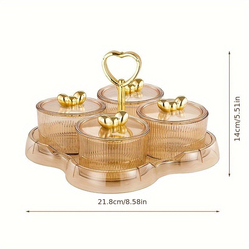 The Southern Atelier – Elegant Four - Piece Transparent Acrylic Bowl Set for Stylish Entertaining - The Southern AtelierSKU_1763119459258_332