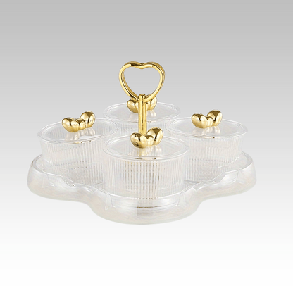 The Southern Atelier – Elegant Four - Piece Transparent Acrylic Bowl Set for Stylish Entertaining - The Southern AtelierSKU_1763119459258_332