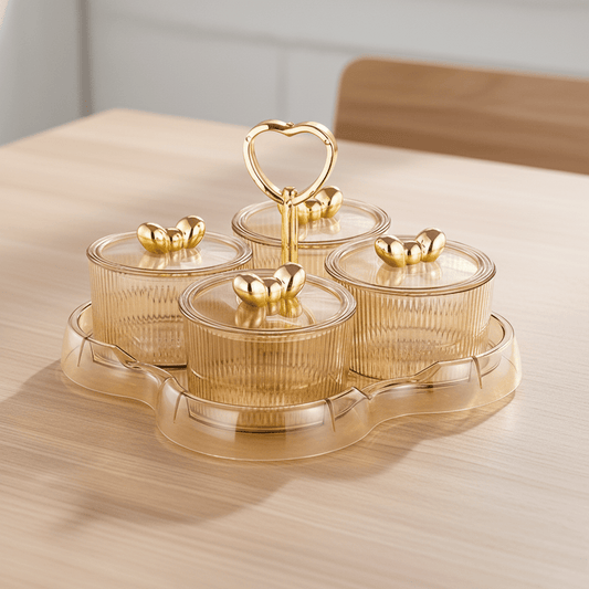 The Southern Atelier – Elegant Four - Piece Transparent Acrylic Bowl Set for Stylish Entertaining - The Southern AtelierSKU_1763119459258_340