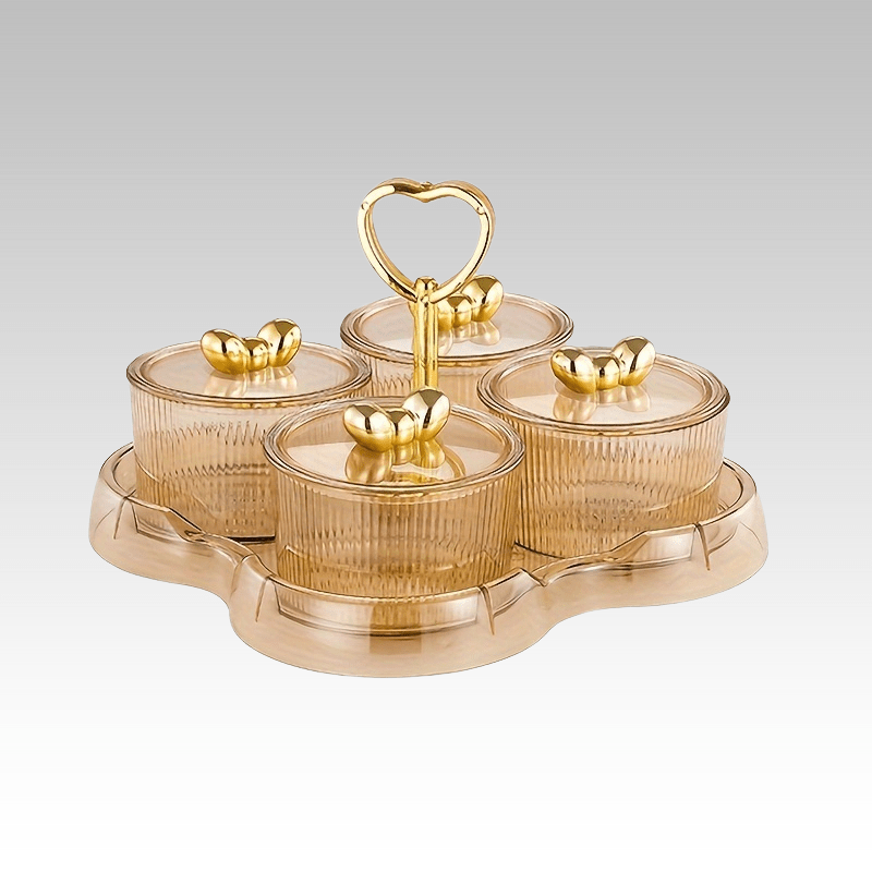 The Southern Atelier – Elegant Four - Piece Transparent Acrylic Bowl Set for Stylish Entertaining - The Southern AtelierSKU_1763119459258_340