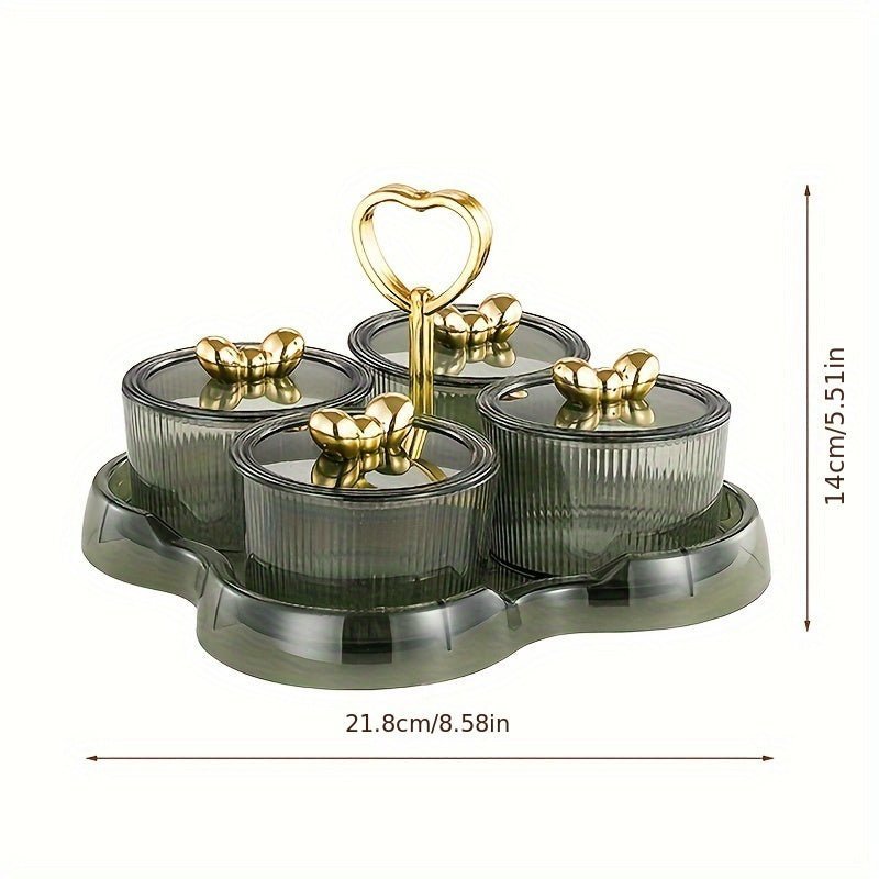 The Southern Atelier – Elegant Four - Piece Transparent Acrylic Bowl Set for Stylish Entertaining - The Southern AtelierSKU_1763119459258_340