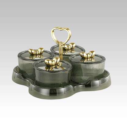 The Southern Atelier – Elegant Four - Piece Transparent Acrylic Bowl Set for Stylish Entertaining - The Southern AtelierSKU_1763119459258_493