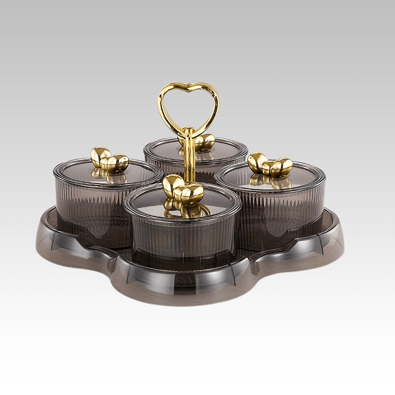 The Southern Atelier – Elegant Four - Piece Transparent Acrylic Bowl Set for Stylish Entertaining - The Southern AtelierSKU_1763119459258_886