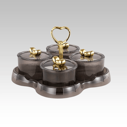 The Southern Atelier – Elegant Four - Piece Transparent Acrylic Bowl Set for Stylish Entertaining - The Southern AtelierSKU_1763119459258_886