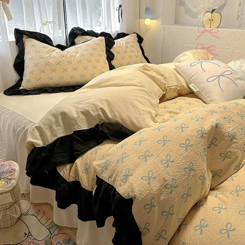 The Southern Atelier – Elegant French Washed Cotton Floral Quilt Set for a Serene Ambiance - The Southern AtelierSKU_1769008004690_458