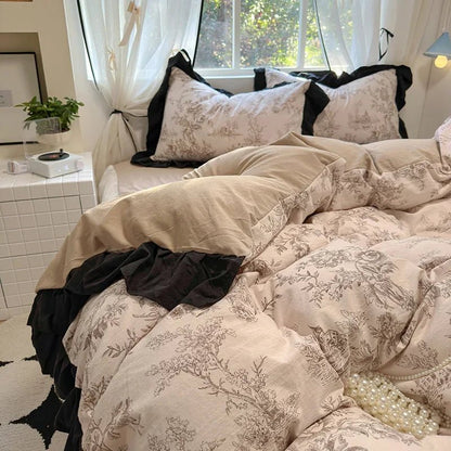 The Southern Atelier – Elegant French Washed Cotton Floral Quilt Set for a Serene Ambiance - The Southern AtelierSKU_1769008004690_650