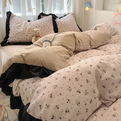 The Southern Atelier – Elegant French Washed Cotton Floral Quilt Set for a Serene Ambiance - The Southern AtelierSKU_1769008004690_84