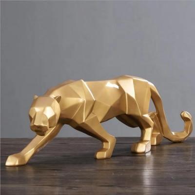 The Southern Atelier – Elegant Geometric Panther Sculpture for a Stunning Piece with Timeless Charm - The Southern AtelierSKU_1758918272546_551