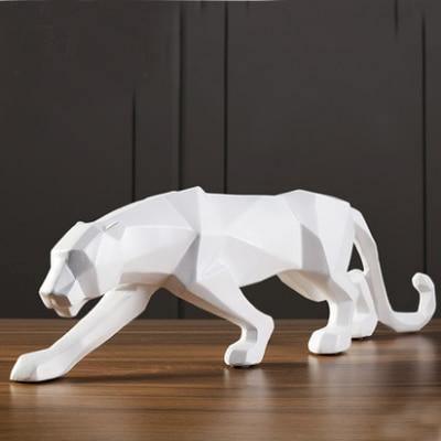 The Southern Atelier – Elegant Geometric Panther Sculpture for a Stunning Piece with Timeless Charm - The Southern AtelierSKU_1758918272546_973