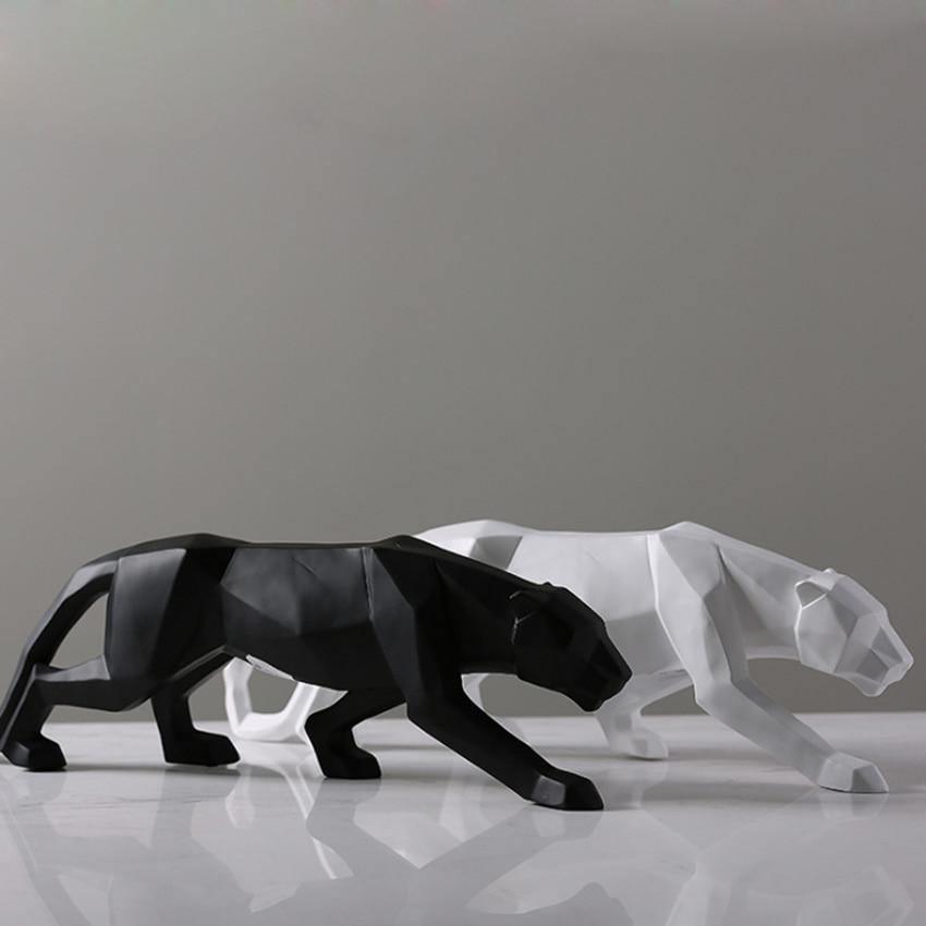 The Southern Atelier – Elegant Geometric Panther Sculpture for a Stunning Piece with Timeless Charm - The Southern AtelierSKU_1758918272546_973