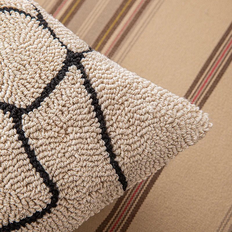 The Southern Atelier – Elegant Geometric Tufted Cushion Cover for Contemporary Living Spaces with Timeless Charm - The Southern AtelierSKU_1767876333176_718