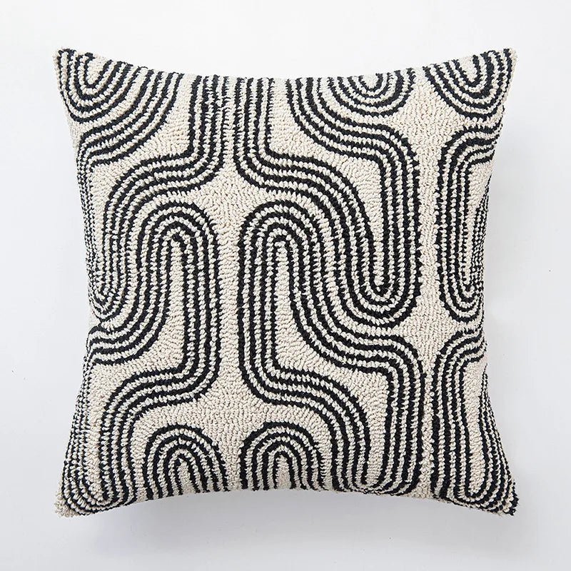 The Southern Atelier – Elegant Geometric Tufted Cushion Cover for Contemporary Living Spaces with Timeless Charm - The Southern AtelierSKU_1767876333176_718