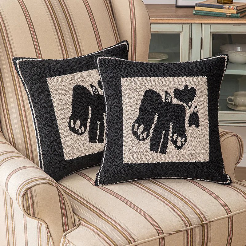 The Southern Atelier – Elegant Geometric Tufted Cushion Cover for Contemporary Living Spaces with Timeless Charm - The Southern AtelierSKU_1767876333176_718