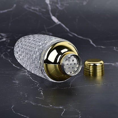 The Southern Atelier – Elegant Glass and Steel Cocktail Shaker for a Touch of Elegance - The Southern AtelierSKU_1764698752766_675