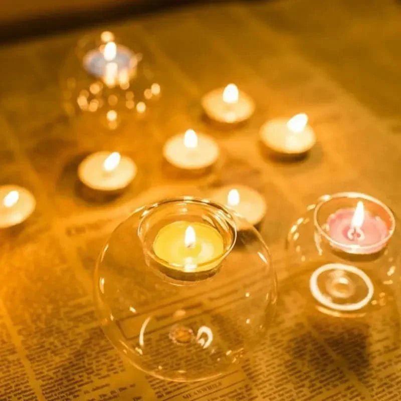 The Southern Atelier – Elegant Glass Candle Holder for Timeless Spaces - The Southern AtelierSKU_1775909195929_528